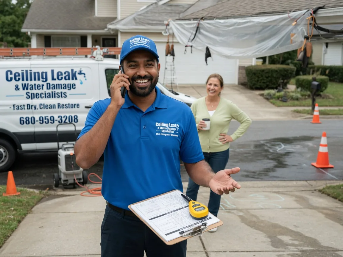Ceiling Leak Cleanup Baker, NV FAQs